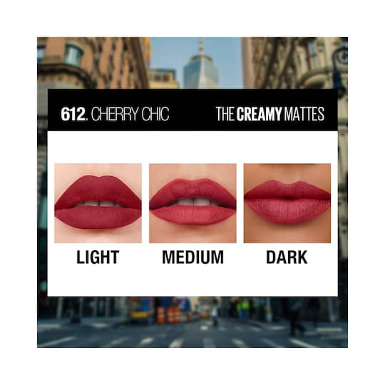 MAYBELLINE LIPSTICK COLOR SENSATIONAL 612 CHERRY CHIC