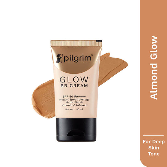 PILGRIM BB CREAM GLOW 05 ALMOND GLOW WITH SPF50 30ML