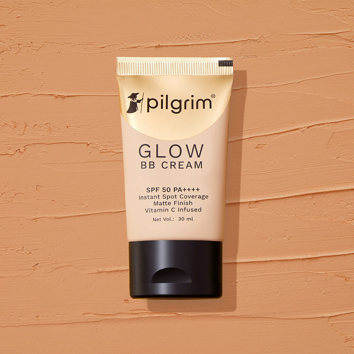 PILGRIM BB CREAM GLOW 05 ALMOND GLOW WITH SPF50 30ML