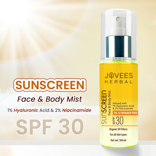Jovees Sunscreen Face and Body Mist SPF 30 100ml