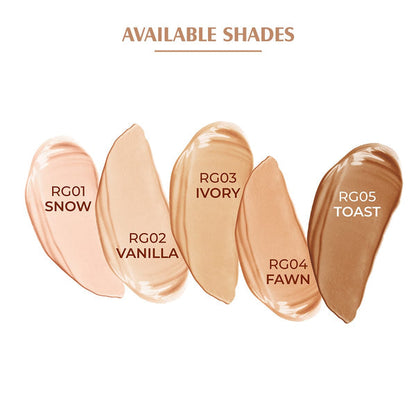 LOTUS MAKEUP ECOSTAY REDIANT GEL FOUNDATION SPF20 RG05 TOAST
