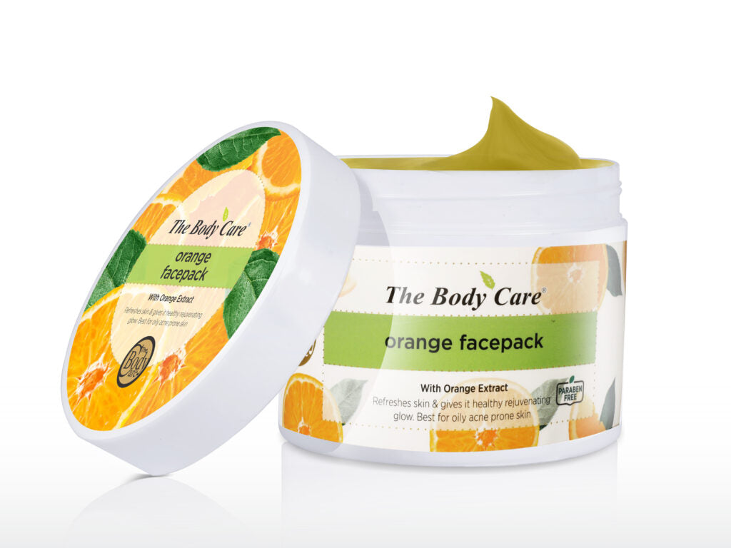 THE BODY CARE FACE PACK ORANGE 500 GRM