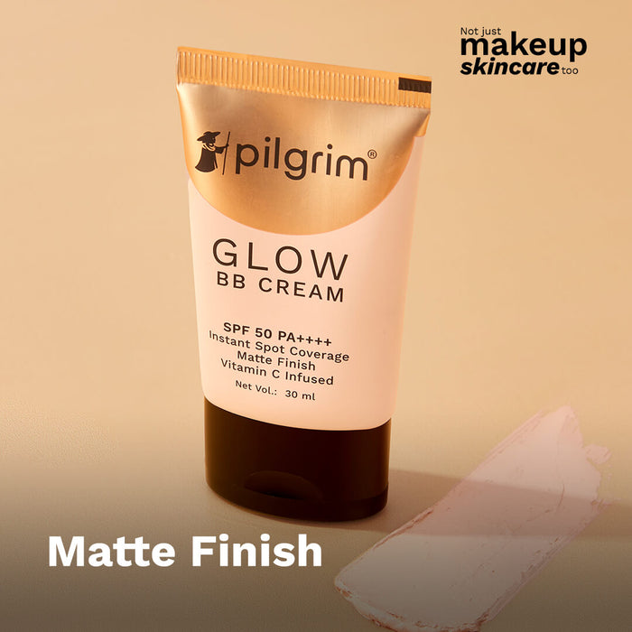 PILGRIM BB CREAM GLOW 01 BEIGE GLOW WITH SPF50 30ML