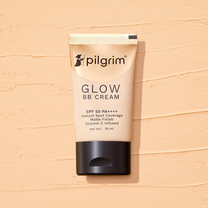 PILGRIM BB CREAM GLOW 01 BEIGE GLOW WITH SPF50 30ML