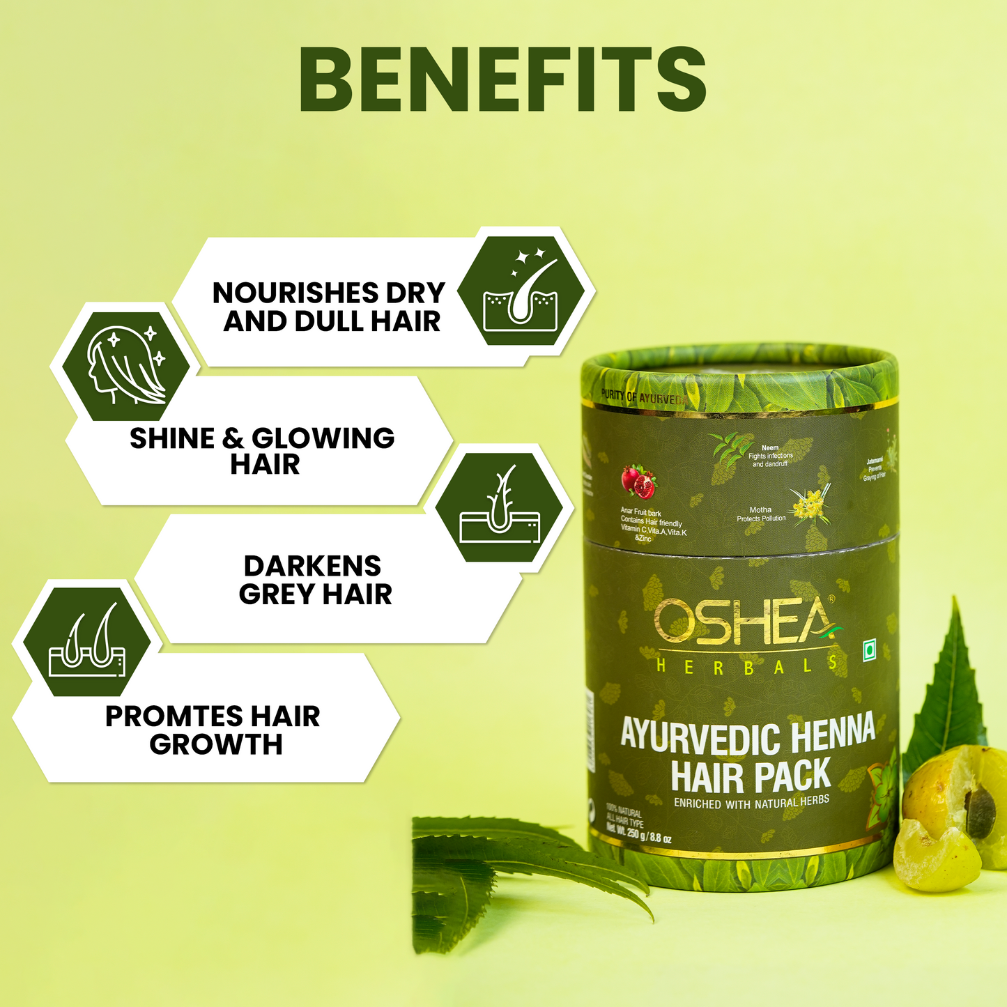 OSHEA HEENA HAIR PACK