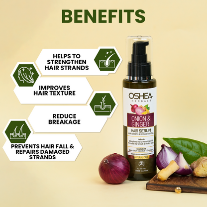 OSHEA HAIR SERUM ONION & GINGER 110ML