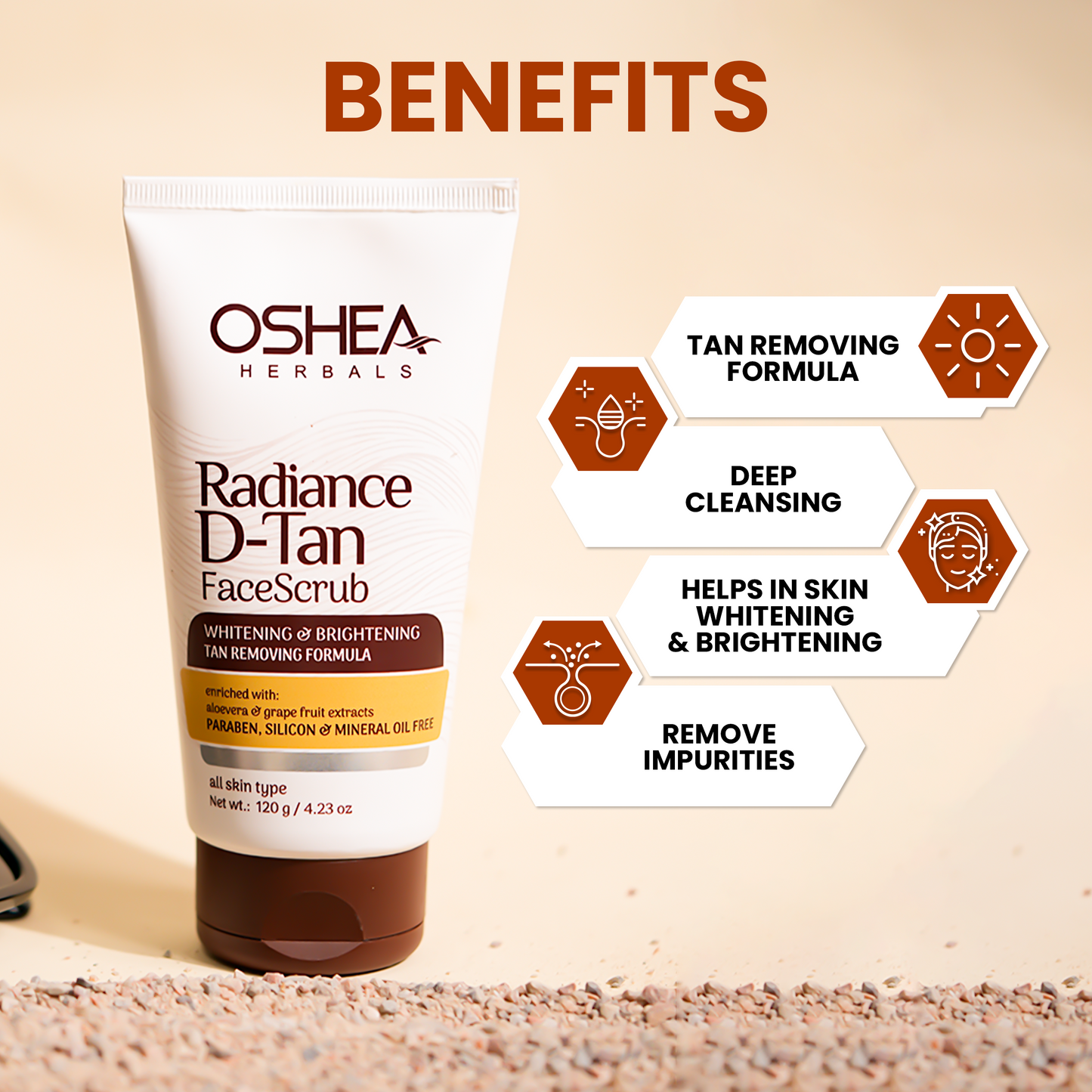 OSHEA SCRUB DE TAN