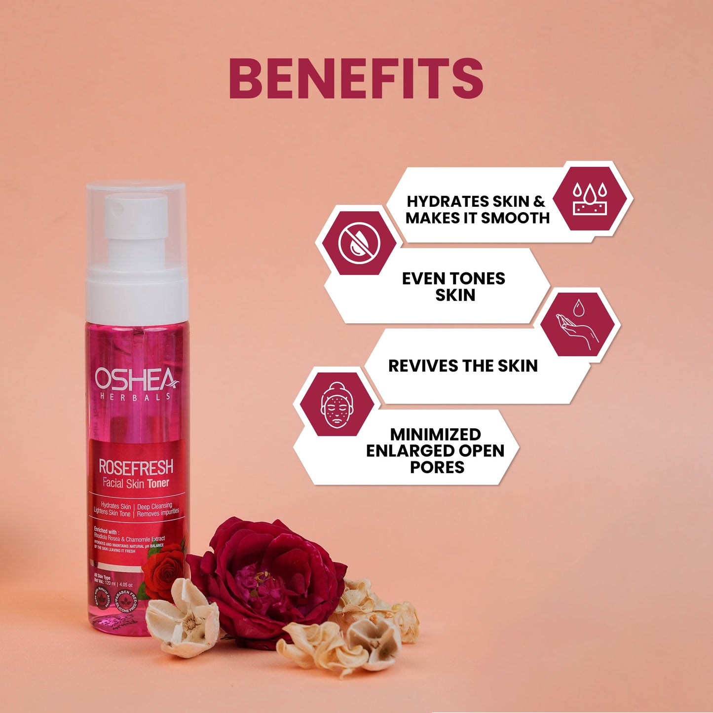 OSHEA TONER ROSEFRESH