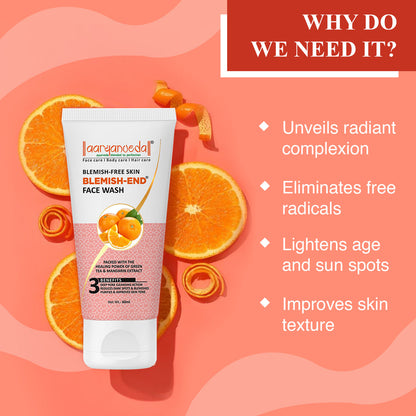 ARYANVEDA BLEMISH END FACE WASH 60ML