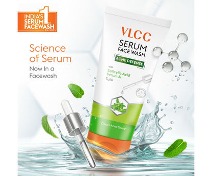 VLCC SERUM FACE WASH ACNE DEFENSE TULSI 50ML