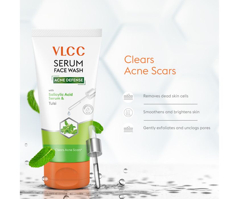 VLCC SERUM FACE WASH ACNE DEFENSE TULSI 50ML