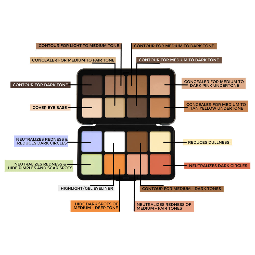 FOREVER 52 CAMOUFLAGE HD PALETTE CHP001 40G