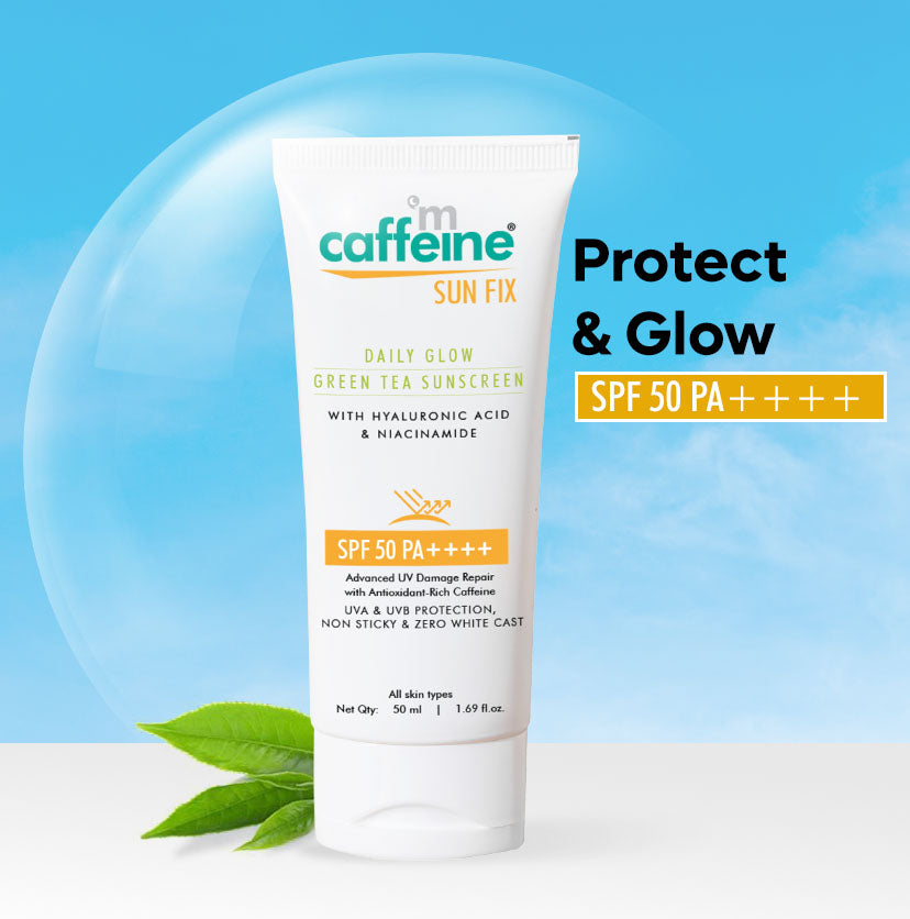 MCAFFEINE SUNSCREEN SPF 50 GREEN TEA
