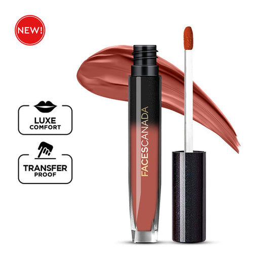FACES COMFY SILK LIQUID LIP COLOR 01 SOULFUL BROWN (CC5223) 3ML
