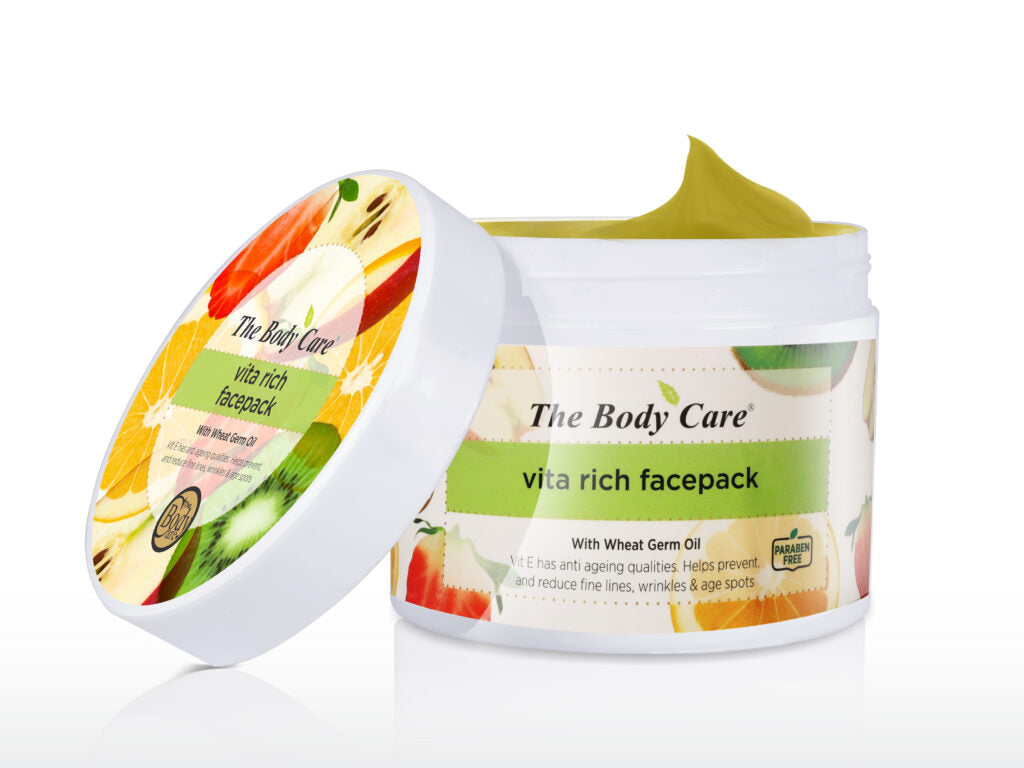 THE BODY CARE FACE PACK VITAMIN-E 500 GRM