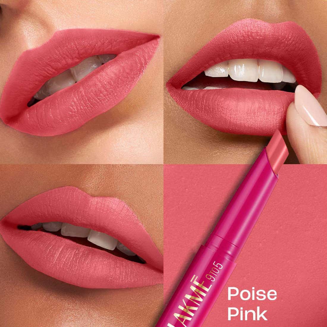 LAKME 9TO5 FOREVER MATTE LIP CRAYON POISE PINK 1.1G