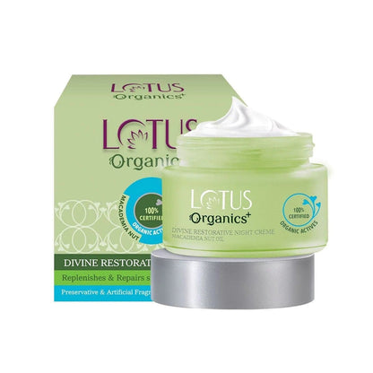 LOTUS ORGANICS DIVINE RESTORING CREAM NIGHT 50GM