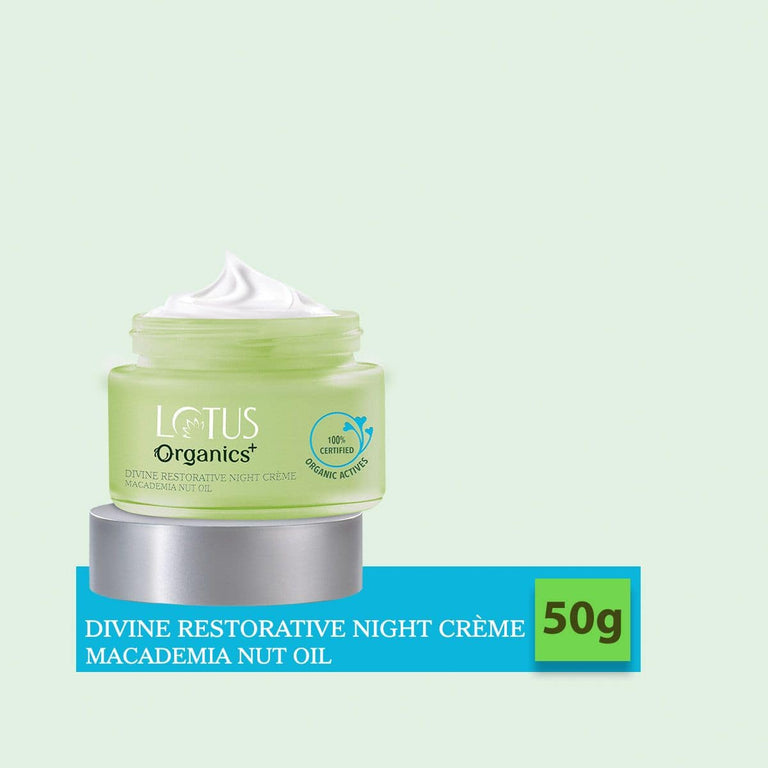 LOTUS ORGANICS DIVINE RESTORING CREAM NIGHT 50GM