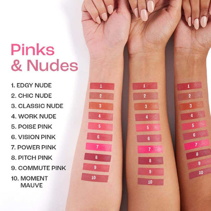 LAKME 9TO5 FOREVER MATTE LIP CRAYON POISE PINK 1.1G