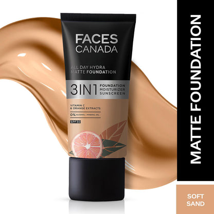 FACES FOUNDATION 3IN1 041 SOFT SAND 25ML