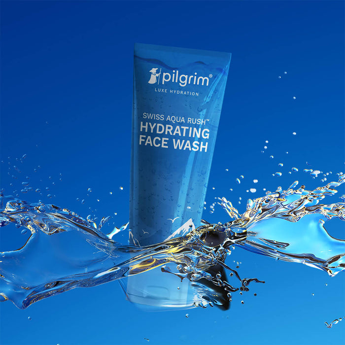 PILGRIM HYDRATING SWISS AQUA RUSH FACE WASH 100GM