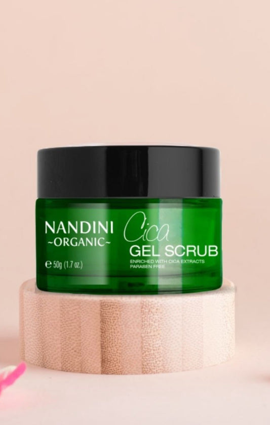 NANDINI ORGANICS SCRUB GEL CICA 50GM