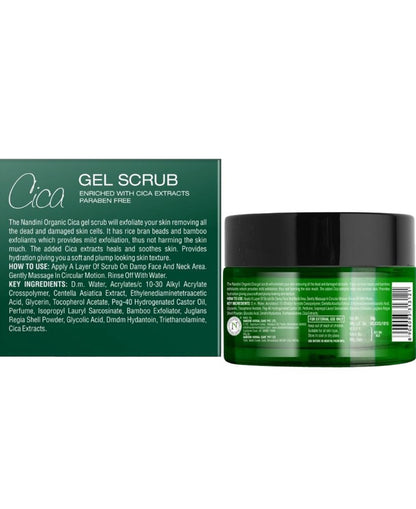 NANDINI ORGANICS SCRUB GEL CICA 50GM