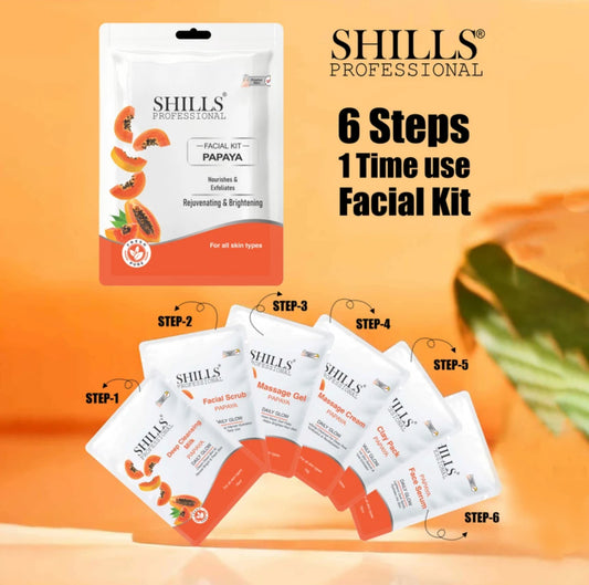शिल्स फेशियल किट पपीता 60G+15ML