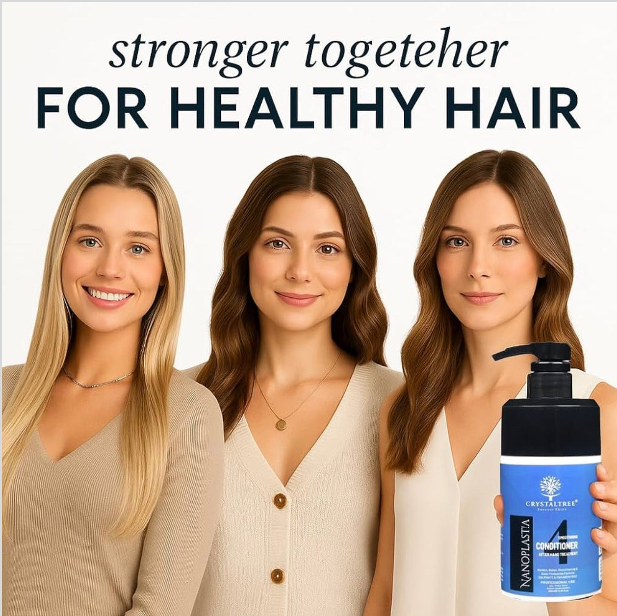 CRYSTALTREE NANOPLASTIA SMOOTHING CONDITIONER AFTER NANO TREATMENT 4 400ML