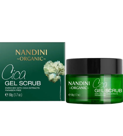 NANDINI ORGANICS SCRUB GEL CICA 50GM