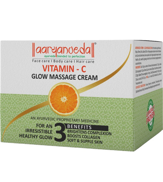 ARYANVEDA VITAMIN C GLOW MASSAGE CREAM 100GM