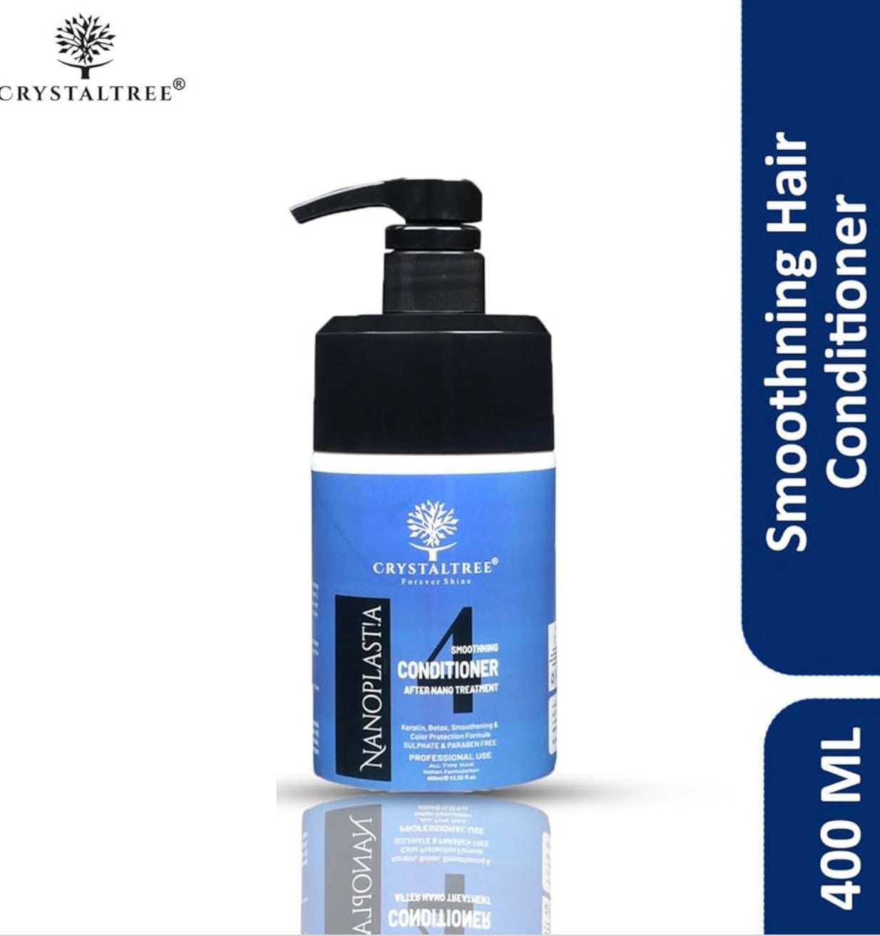 CRYSTALTREE NANOPLASTIA SMOOTHING CONDITIONER AFTER NANO TREATMENT 4 400ML