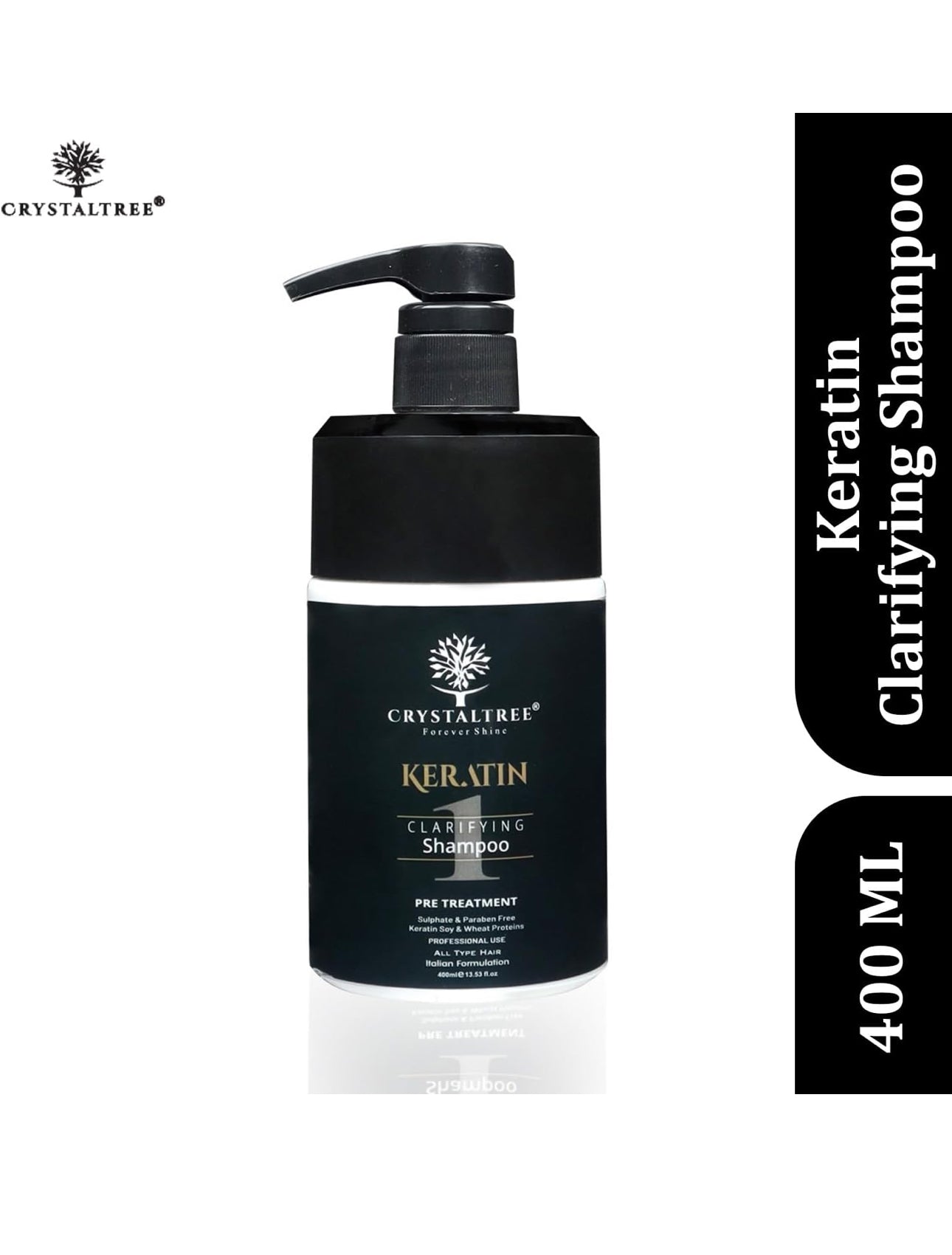 CRYSTALTREE KERATIN CLARIFYING SHAMPOO PRE TREATMENT 1 400ML