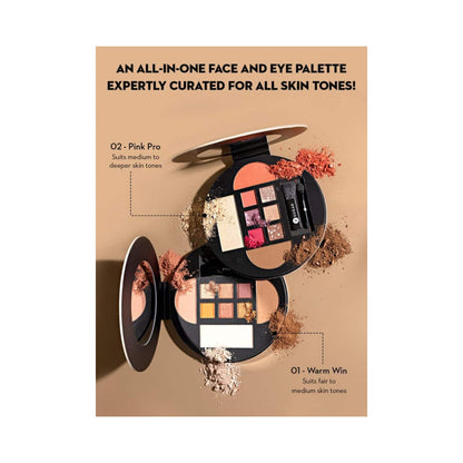 SUGAR EYE AND FACE PALETTE CONTOUR DE FORCE 01 WARM WIN