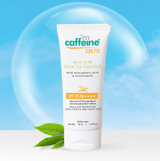 MCAFFEINE SUNSCREEN SPF 50 GREEN TEA