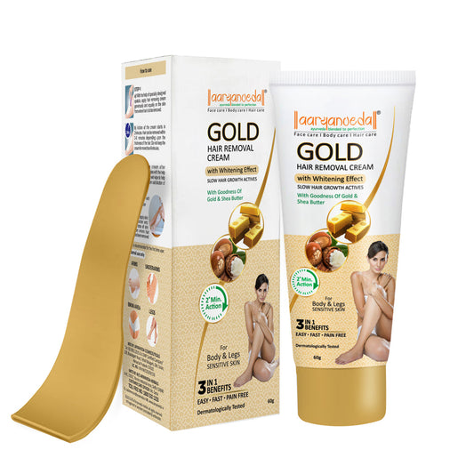 ARYANVEDA GOLD HAIR REMOVER CREAM 60GM