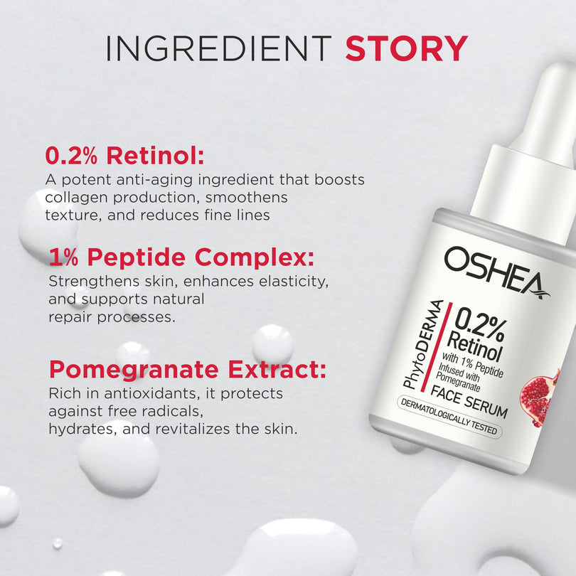 OSHEA PHYTO DERMA 0.2% RETINOL FACE SERUM 30ML