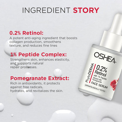 OSHEA PHYTO DERMA 0.2% RETINOL FACE SERUM 30ML