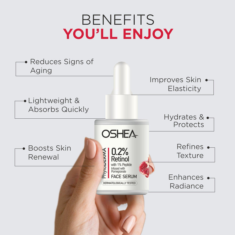 OSHEA PHYTO DERMA 0.2% RETINOL FACE SERUM 30ML