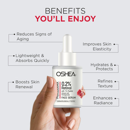 OSHEA PHYTO DERMA 0.2% RETINOL FACE SERUM 30ML