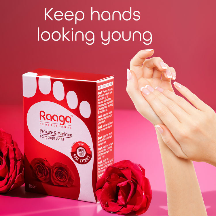 RAAGA PEDI & MENI ROSE KIT