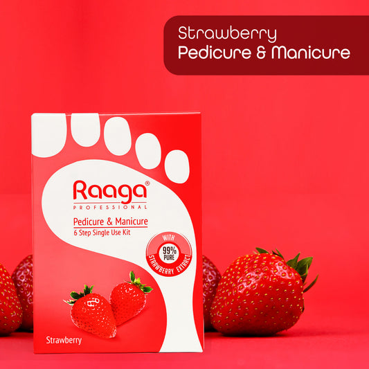 RAAGA PEDI & MENI STRAWBERRY KIT