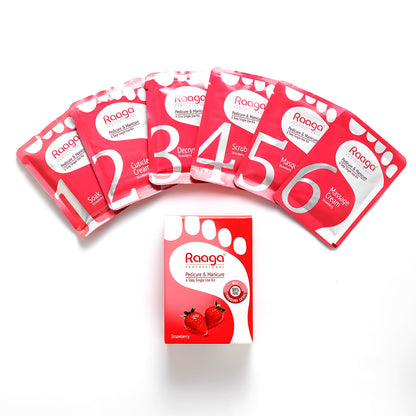 RAAGA PEDI & MENI STRAWBERRY KIT