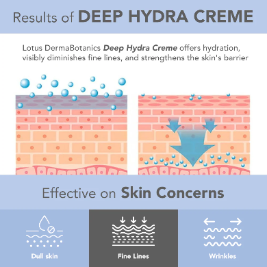 LOTUS DERMA BOTANICS DEEP HYDRA CREME PH5.5 50G