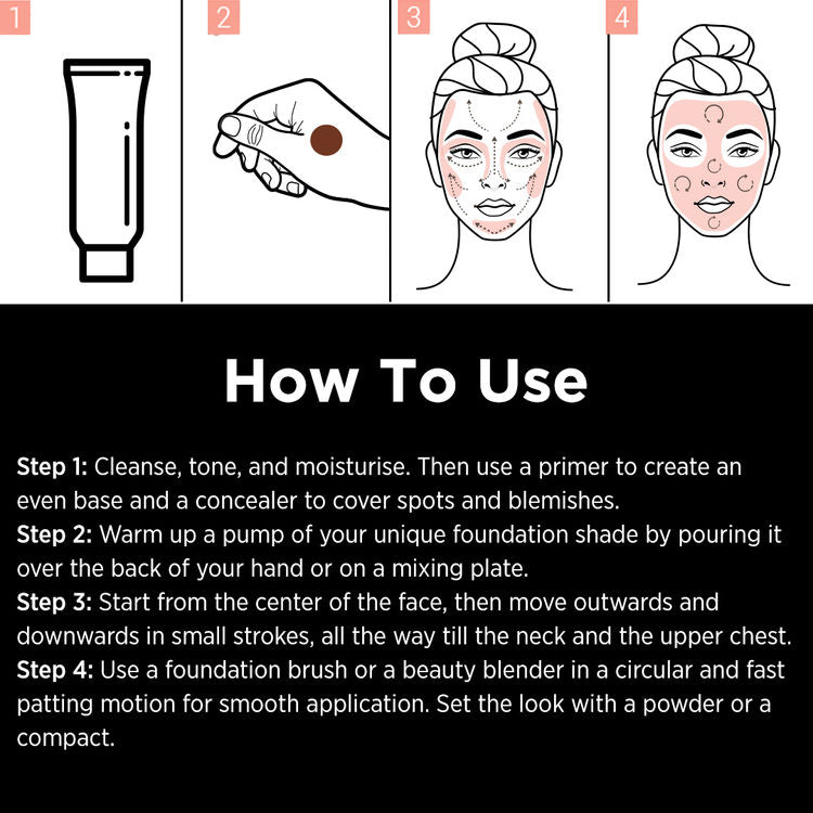 कलरबार 24 घंटे वेटलेस फाउंडेशन 4.1 25 एमएल