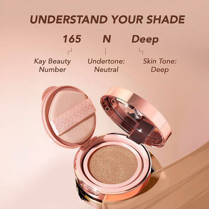 KAY BEAUTY HYDRA CLOUD CUSHION FOUNDATION 165N DEEP