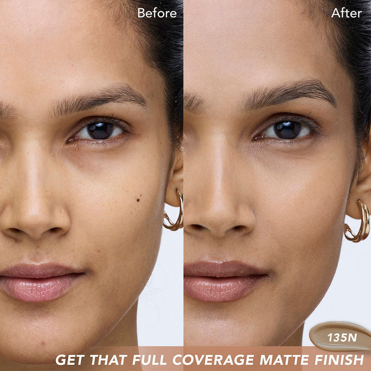 KAY BEAUTY SOFT MATTE FULL COVERAGE FOUNDATION 135N MEDIUM