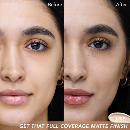 KAY BEAUTY SOFT MATTE FULL COVERAGE FOUNDATION 100P LIGHT