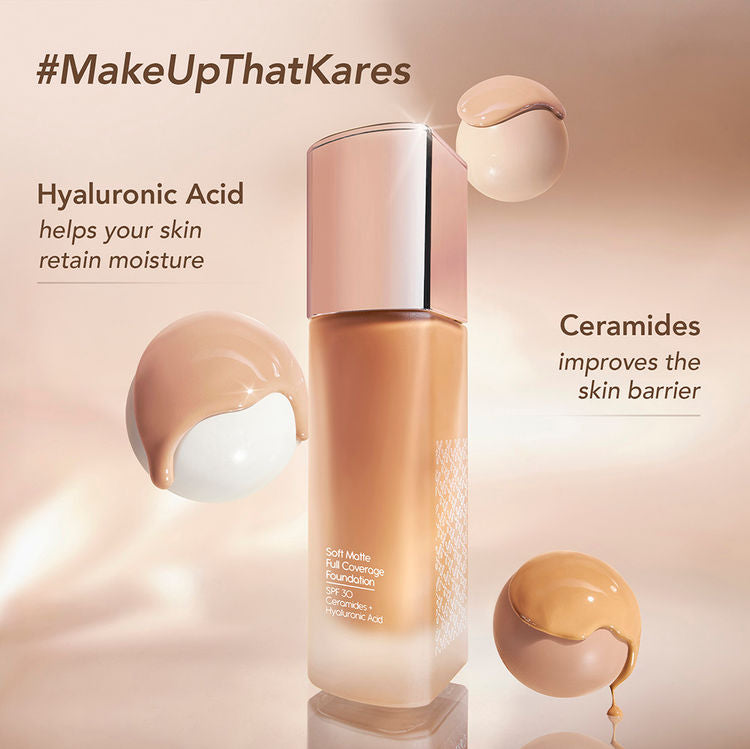 KAY BEAUTY SOFT MATTE FULL COVERAGE FOUNDATION 100P LIGHT