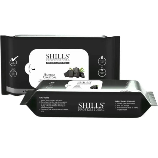 शिल्स वेट वाइप्स बांस चारकोल 25N